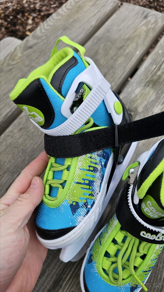 Prodám rostoucí lední brusle XS vel. (29-32) jako nové - 6