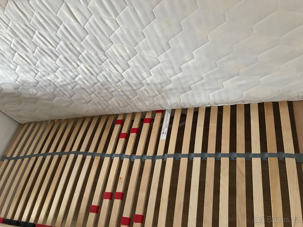 postel XXXLutz 90x200 bílá - 6