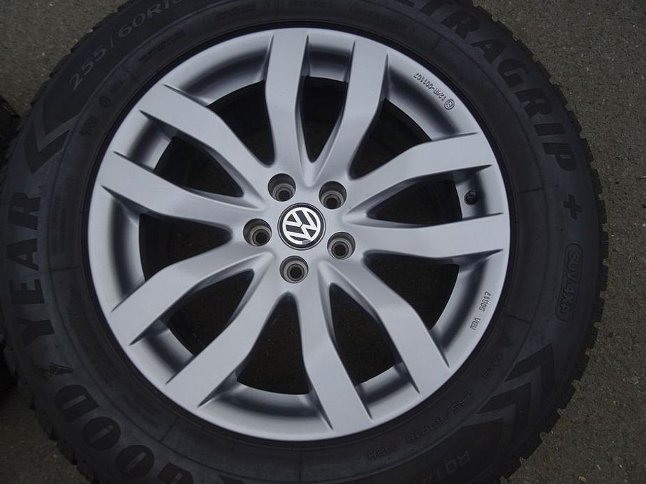 Alu disky Volkswagen Touareg, 18", 5x112,ET 25, zimní sada - 6