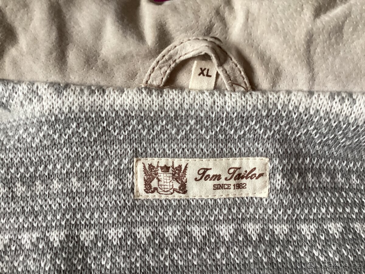 Kožená vesta Zn. Tom Tailor, vel. 40. - 6