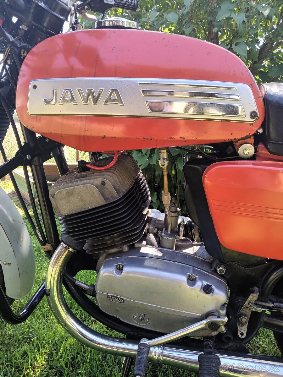 Jawa 350/634 se sajdou. GO - 6