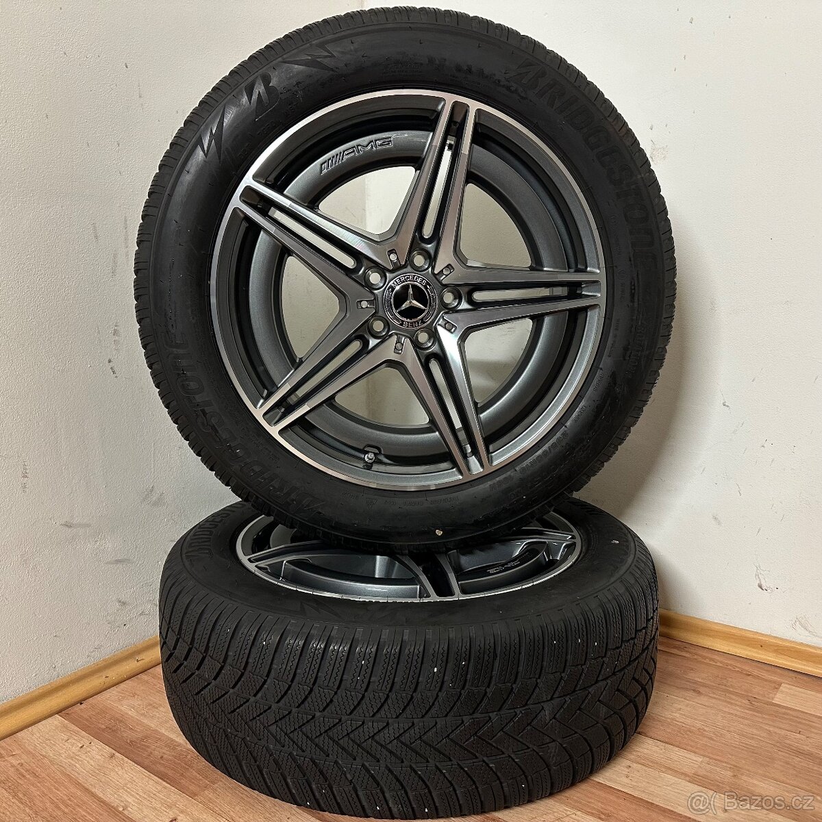 MERCEDES EQC AMG 5x112 R19 ET34+ZIMNÍ 235/55R19 7mm - 6