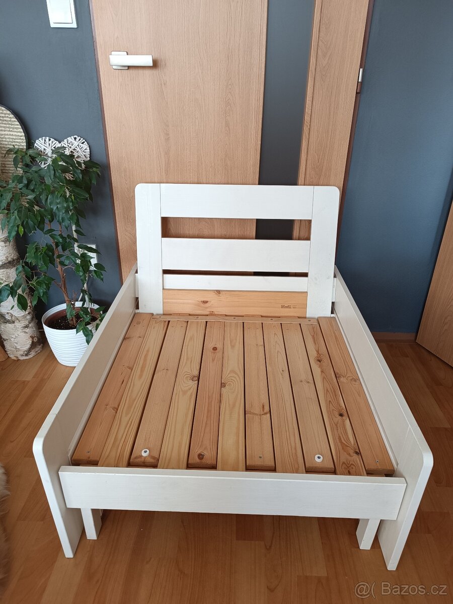 Dřevěné rozkládací křeslo ( gauč) - 6