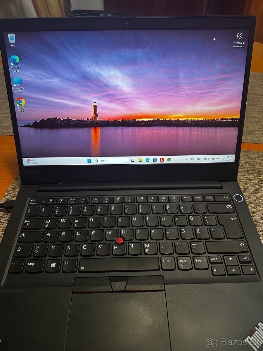 Notebook Lenovo E14 - Core i5-10210U, 8GB, 256GB SSD, Win11 - 6