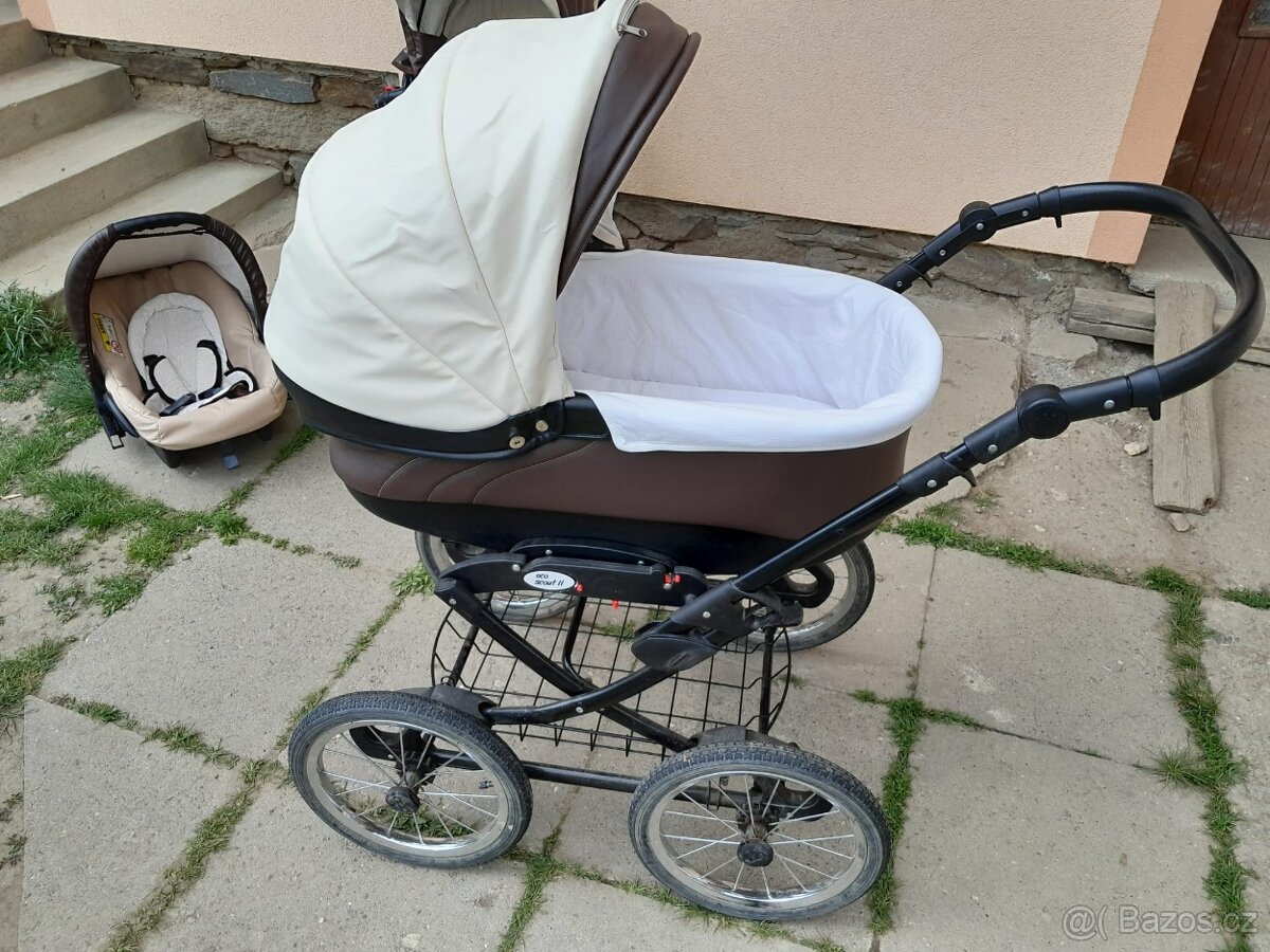 Kočárek - korbička + sporťák - 6