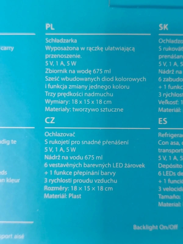 Přenosný ochlazovač vzduchu - 6