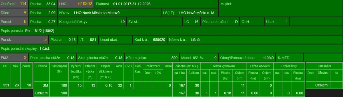 Prodej lesních pozemků k.ú. Líšná - 6