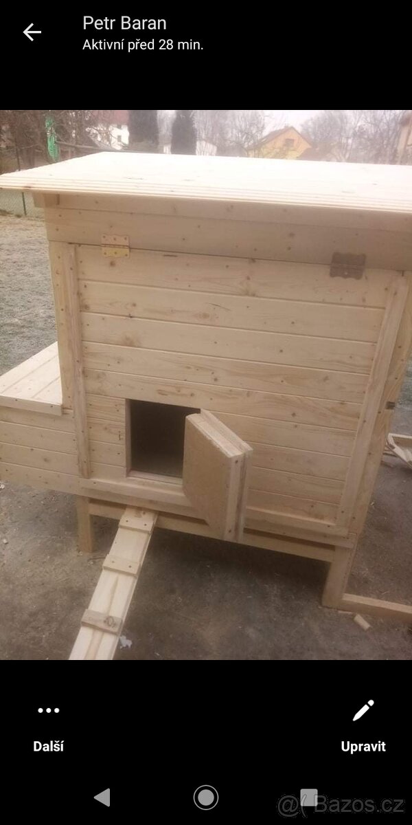 Dřevěný nezateplený kurník - 6