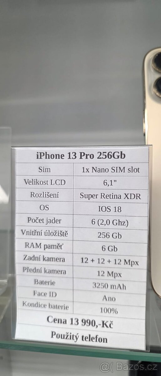 iPhone 13 Pro 256Gb modrý - 6