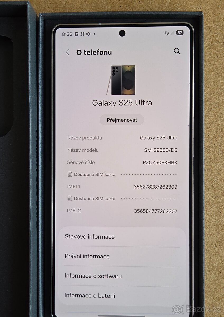 Samsung Galaxy S25 Ultra 256GB černý POUŽITO - 6