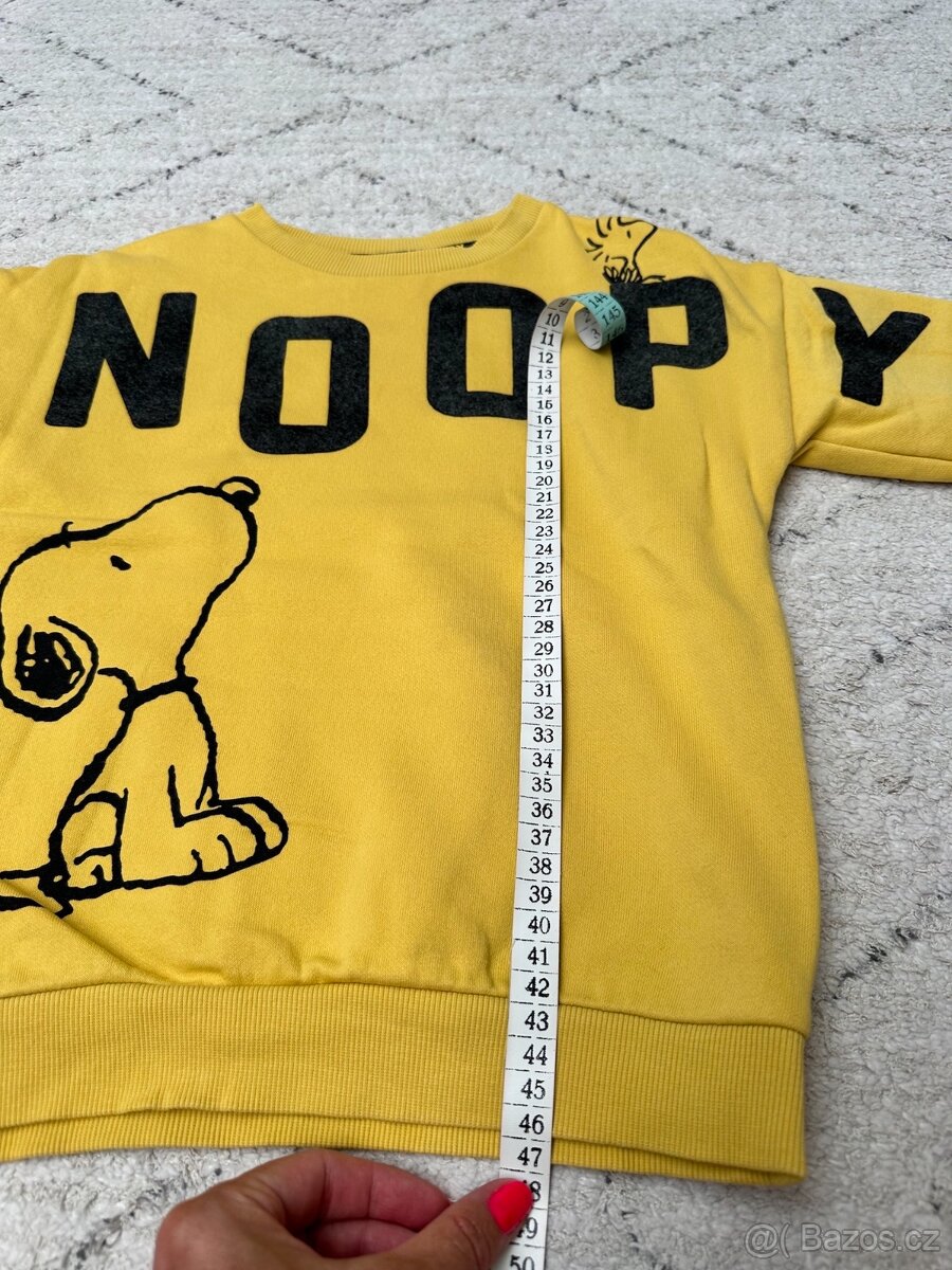 Dětská žlutá mikina Snoopy vel 116 5-6 let - 6