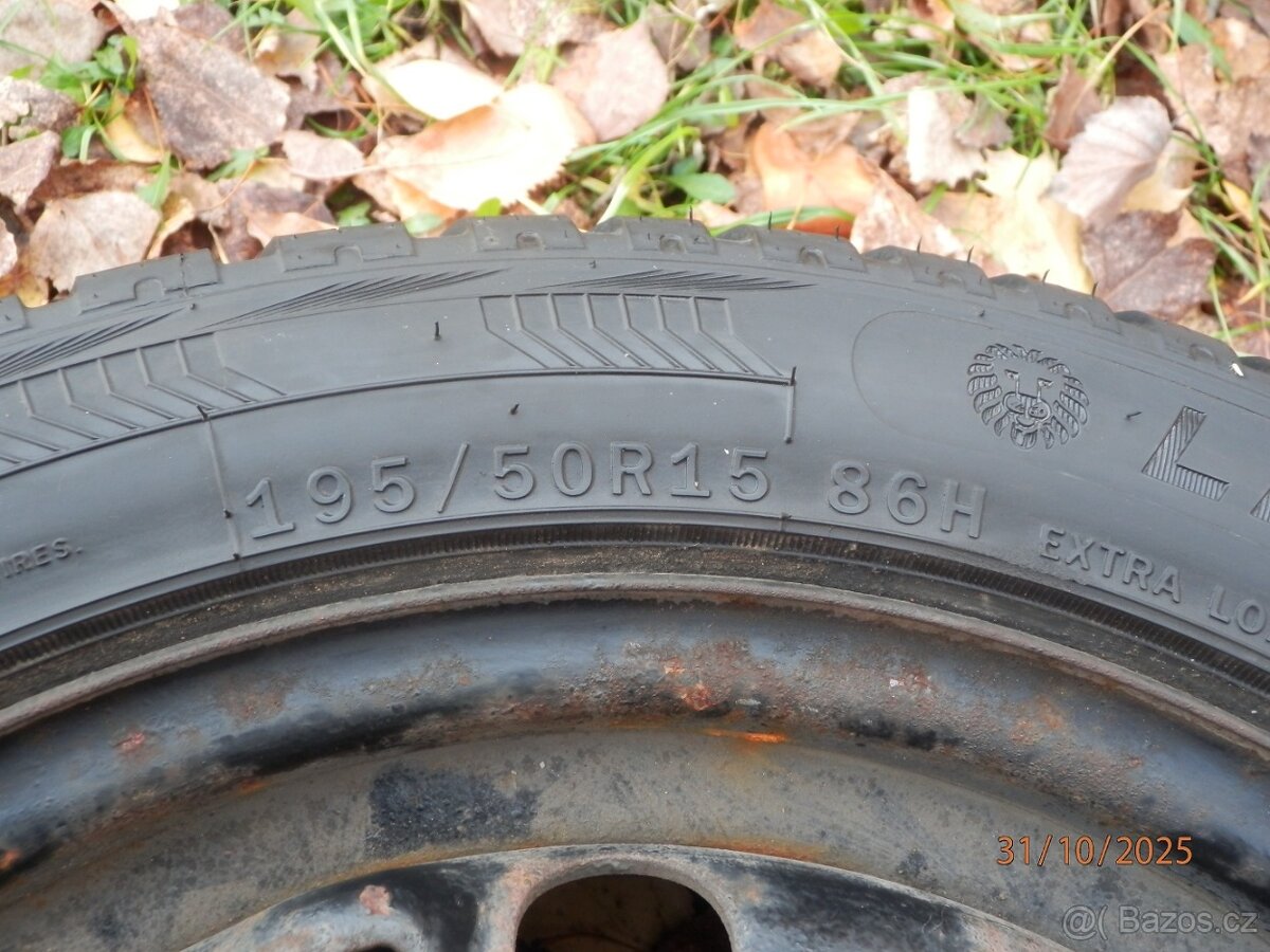 2xObutá Celoroční kola na ŠKODA FABIA 1 15tky ET43 195/50 - 6