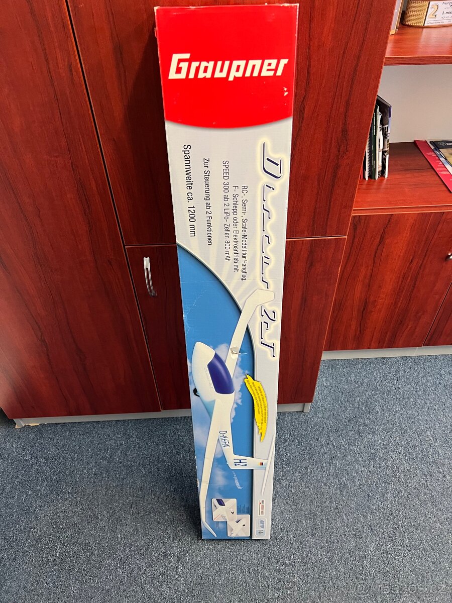 větroň DISCUS 2CT, rozpětí 1200 mm, Graupner - 6