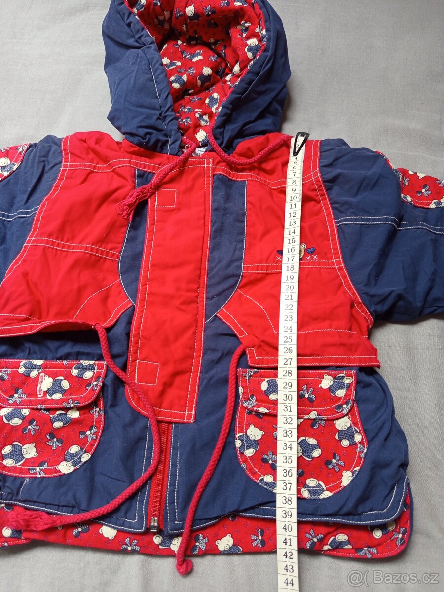 Zimní bunda+ rukavičky, vel. 86 - 6