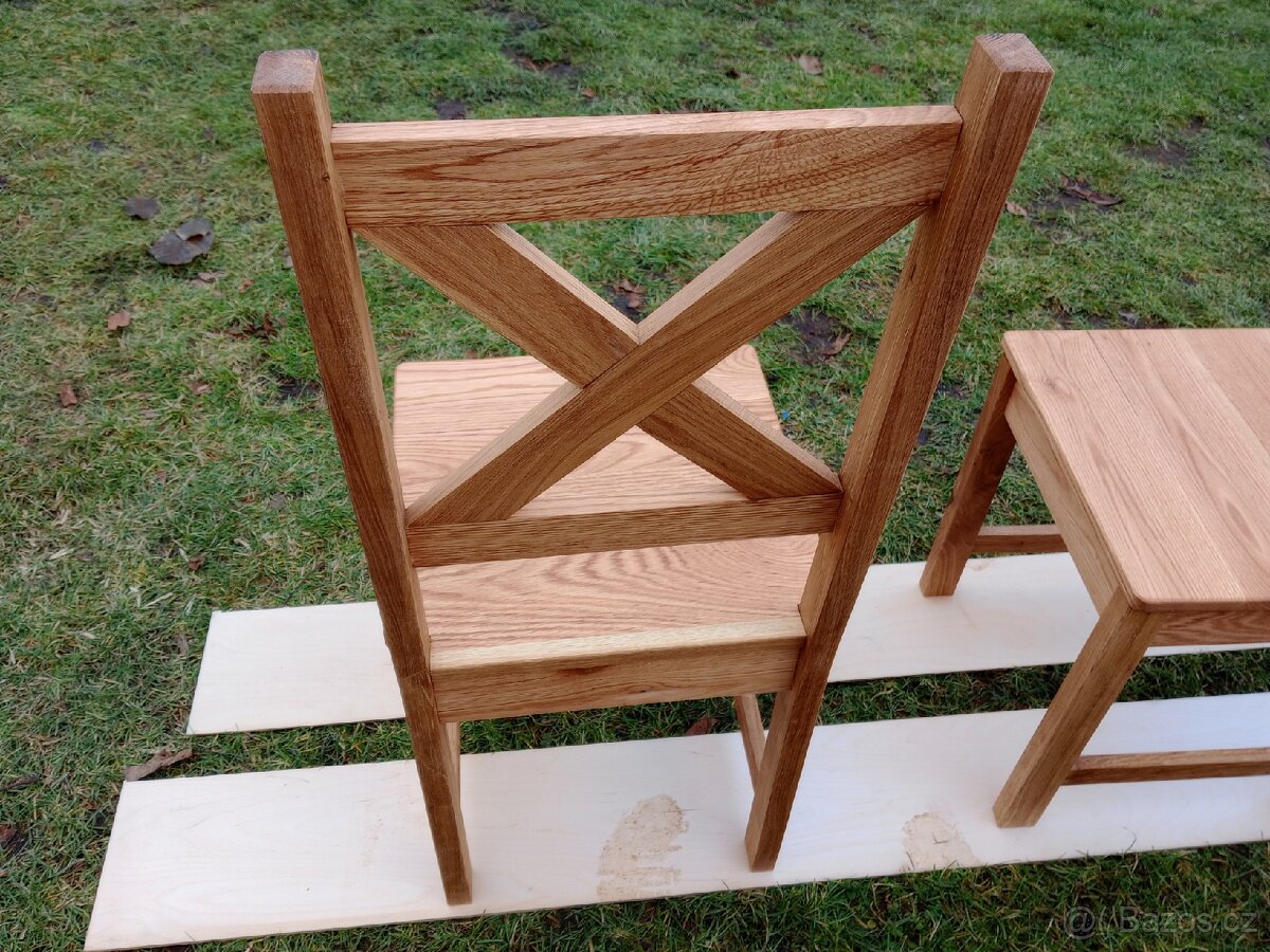 Jídelní židle dub 1 - 6