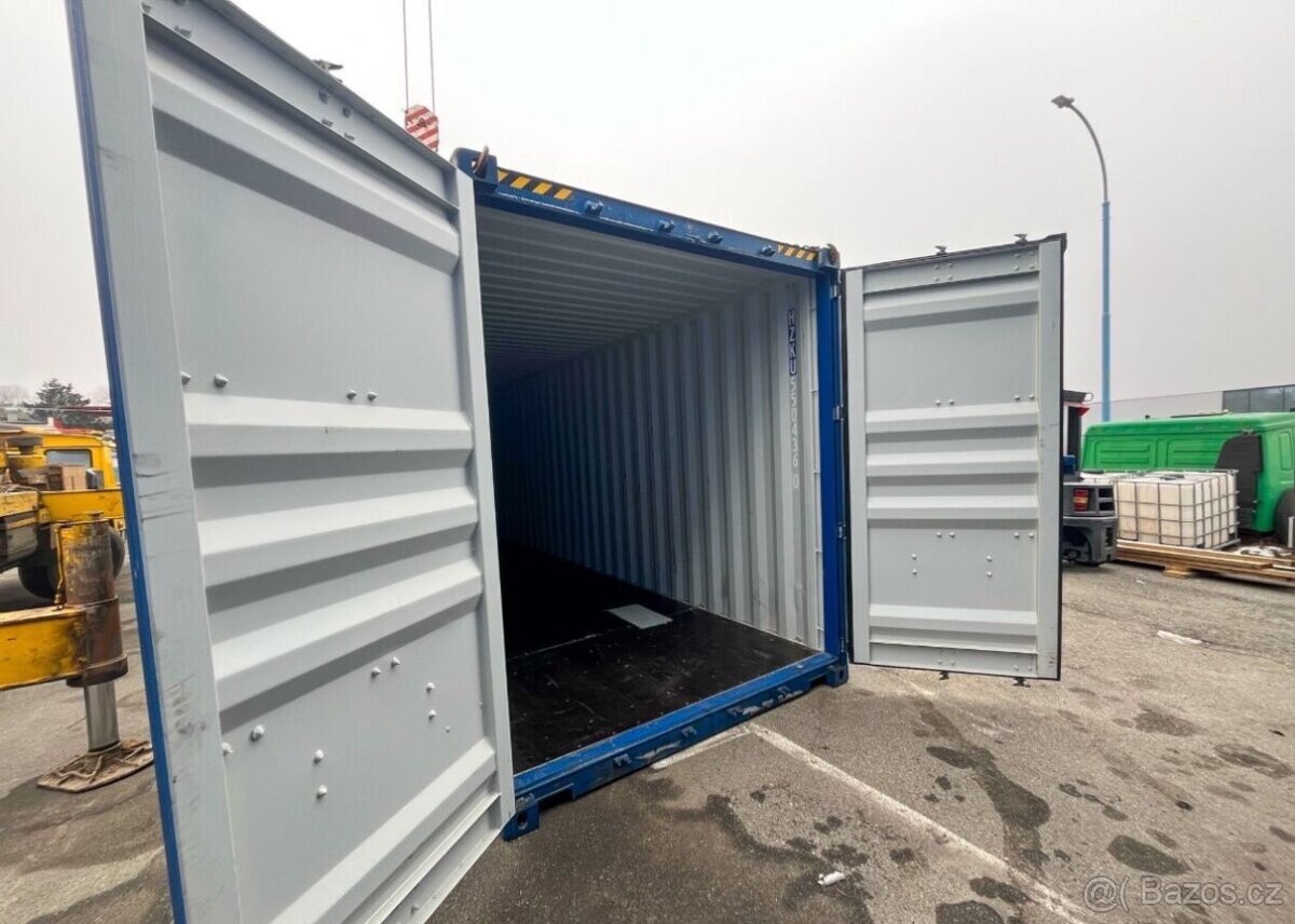 Lodní kontejner 40HC modrá barva - DODÁNÍ ZDARMA - 6