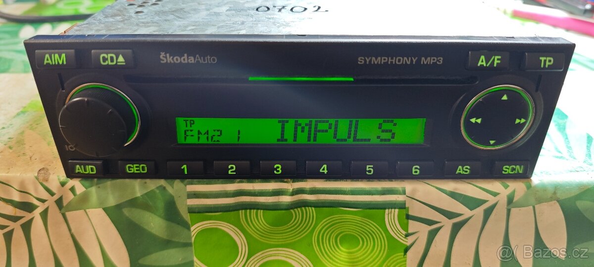 Originální autorádio Skoda Symphony CD MP3 - 6