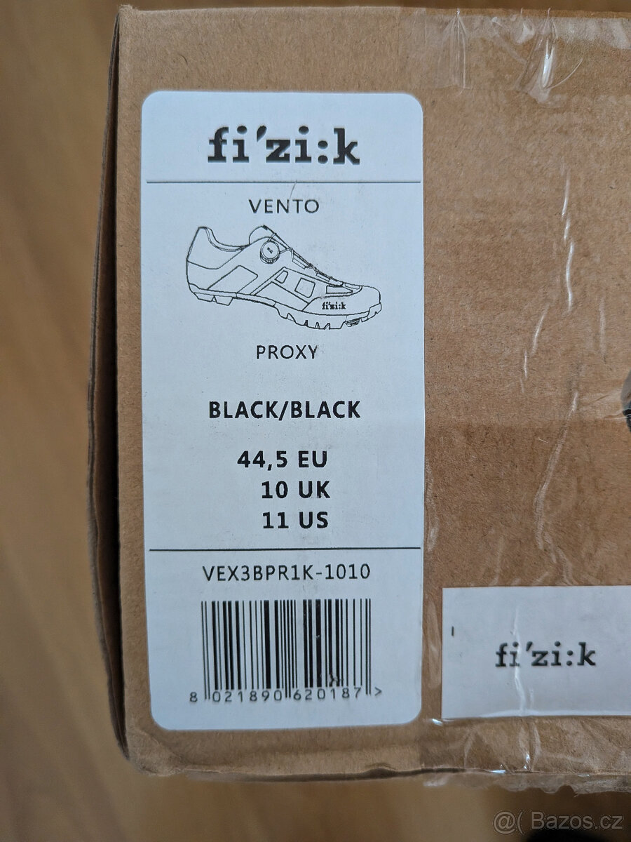 Fizik Vento Proxy MTB tretry Black/Black EU 44,5 - 6