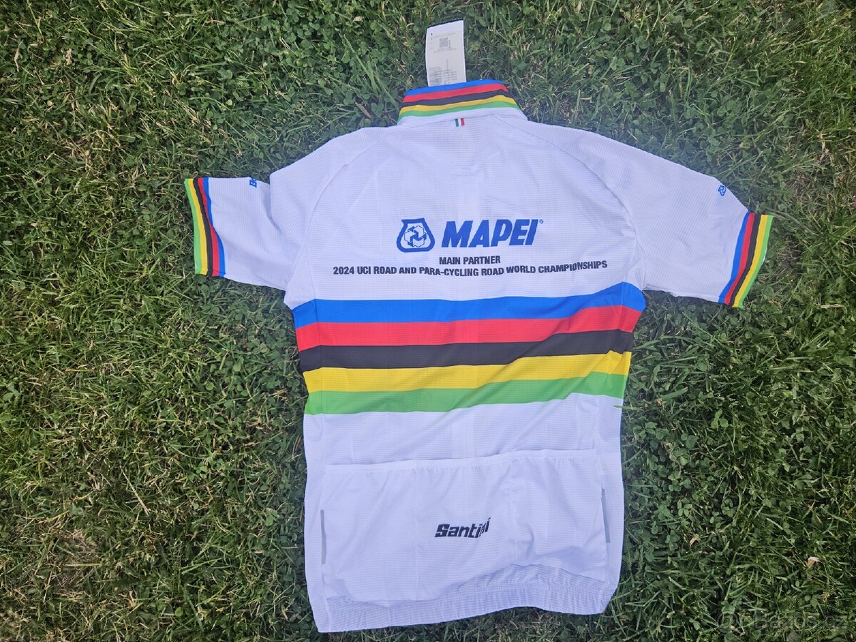 cyklistický dres UCI Santini Mapei - 6
