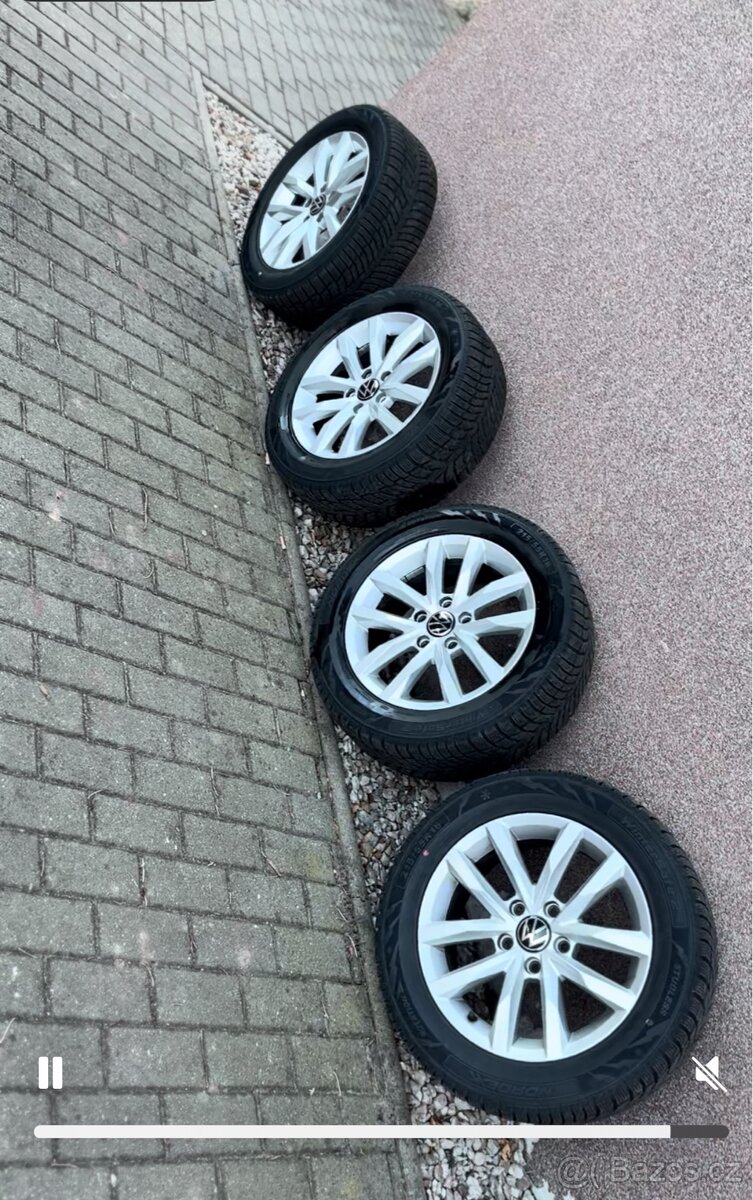 ORIGINÁLNÍ KOLA VOLKSWAGEN R16🛞 ❄️❄️❄️ - 6