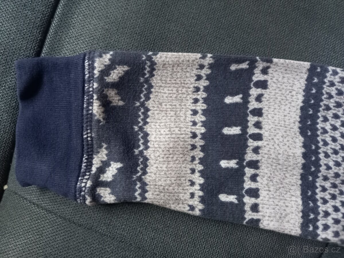 Zimni šaty Next vel. 98 s vlockou - 6