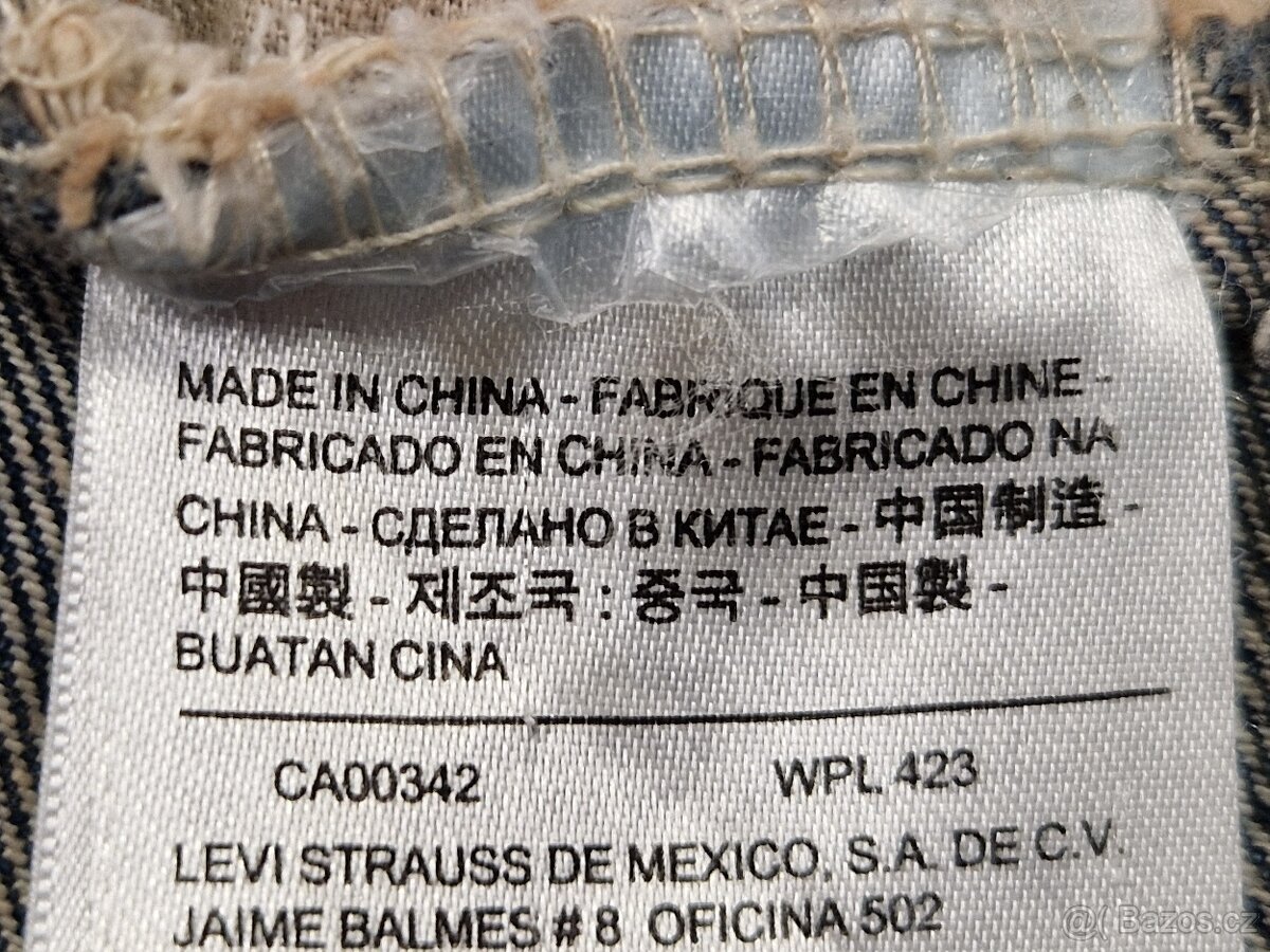 Pánská džínová bunda Levi's Trucker XL džíska 1176 - 6