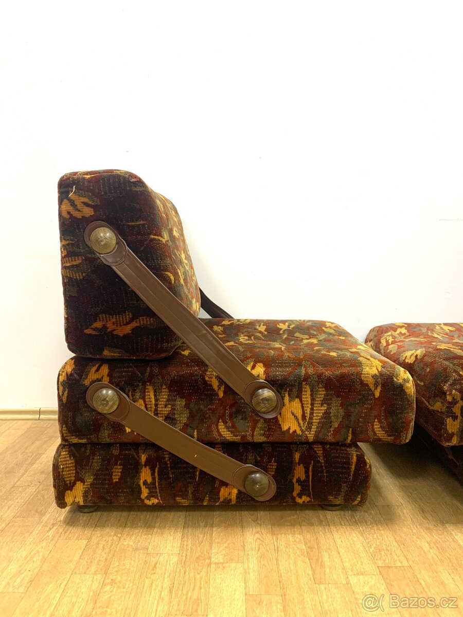Retro kresla 70. léta rozkládací - 6
