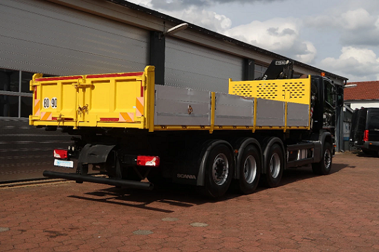 Scania G450 8x4 - sklápěč s hydraulickou rukou Fassi - 6