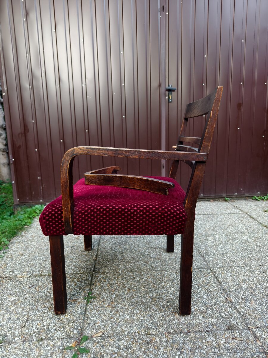 Starožitné křeslo k lehké renovaci - 6