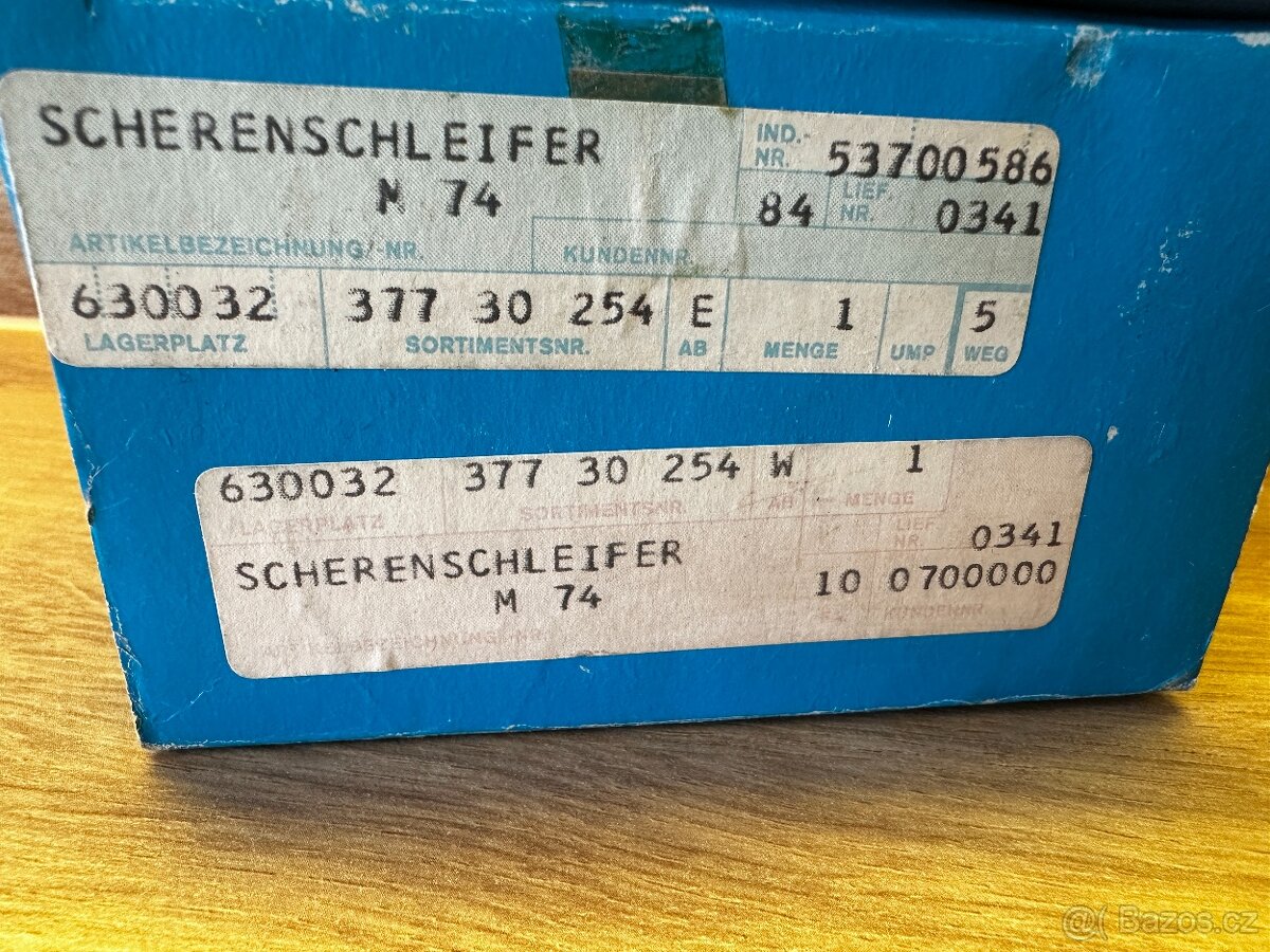 Parní stroj - Bruska na nůžky WILESCO M74 z roku 1975 - 1990 - 6