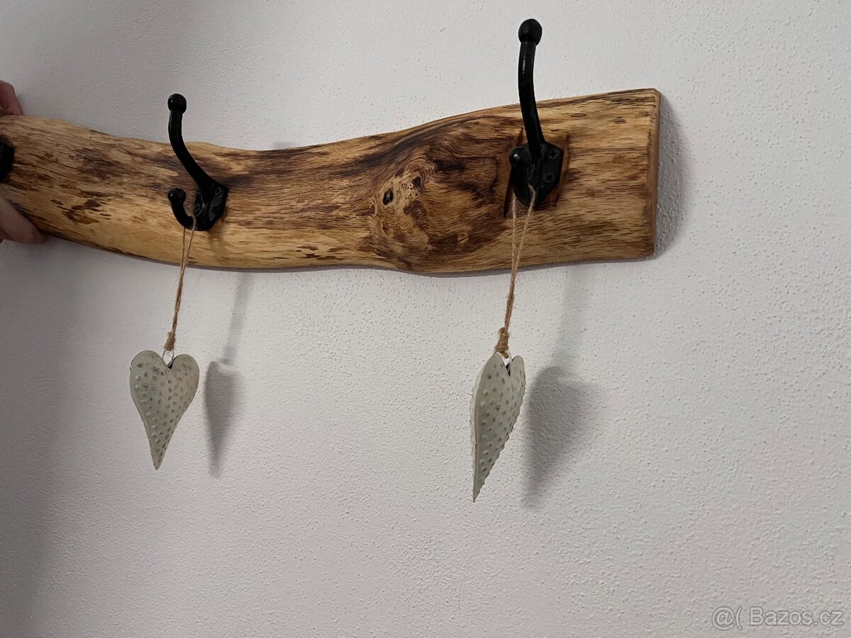 věšák z dubového masivu - 6