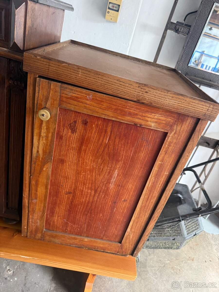 Starožitná 2x skříňka malé - 6