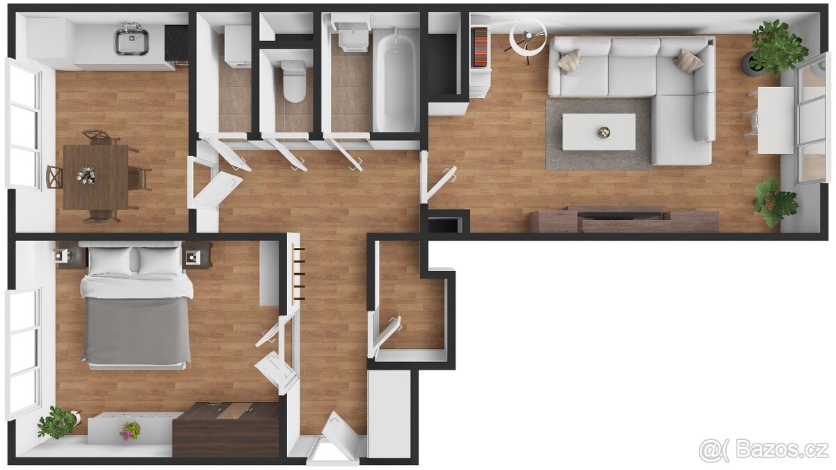Podnájem bytu 2+1 Ostrava-Poruba - 6