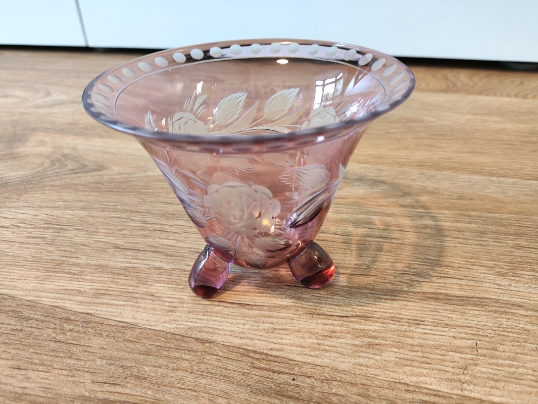 Skleněná dóza, košík, atd. - 6