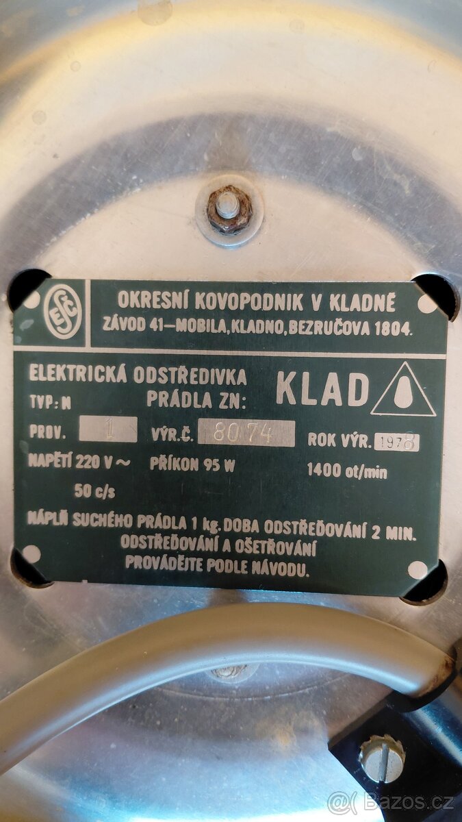 Odstředivka Klad - 6