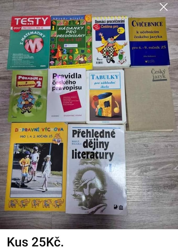 knihy a časopisy,dtest,malování,učebnice,balíkovna 50Kč - 6