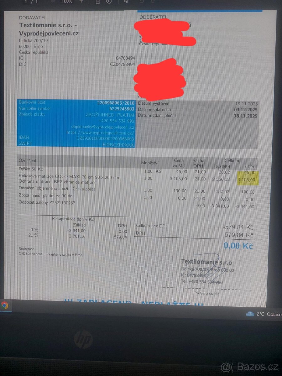 Jednolůžková postel 90x200 - 6