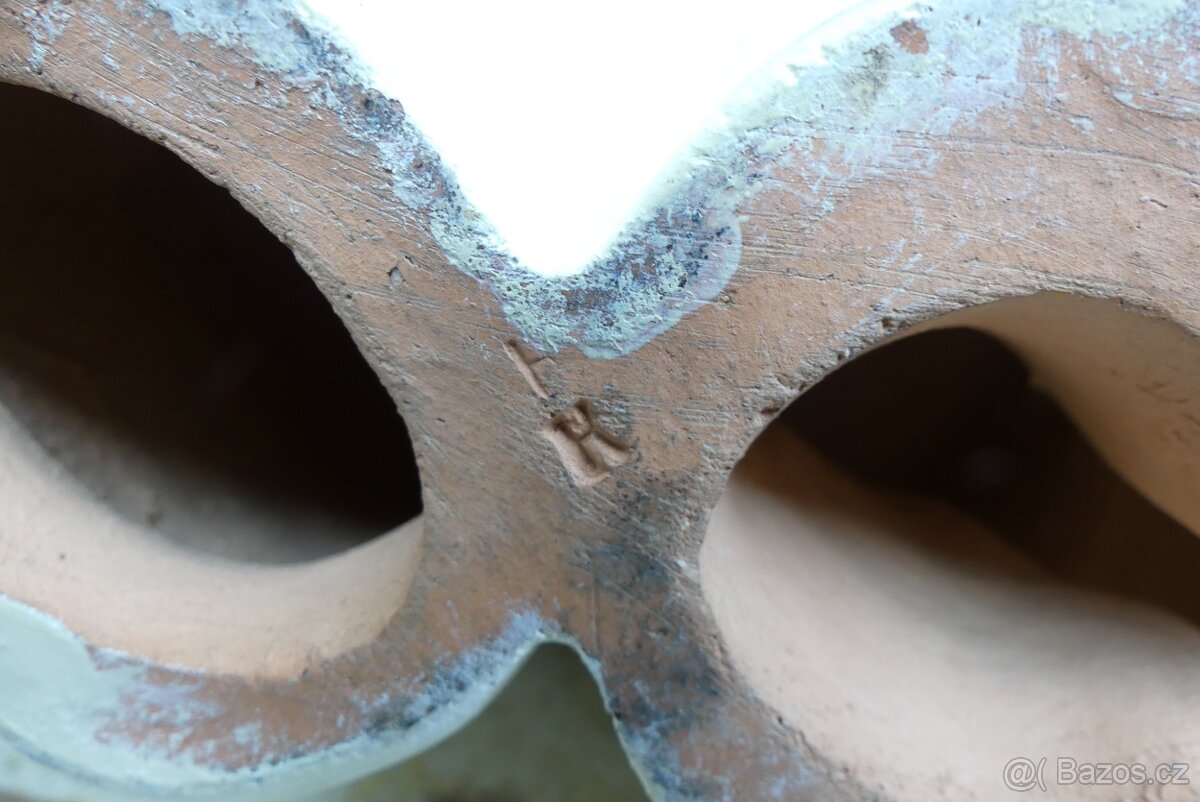 Ženy u stolu...retro keramická plastika, brusel - 6