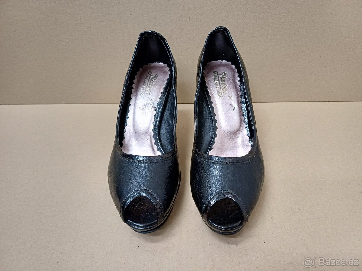 Černé lodičky na platformě vel.36 - 6