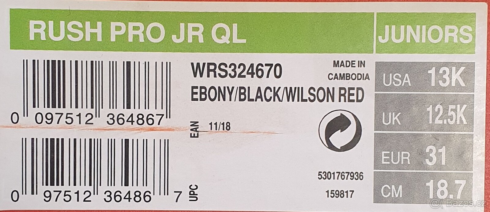 Dětské tenisové boty Wilson Rush Pro - 6