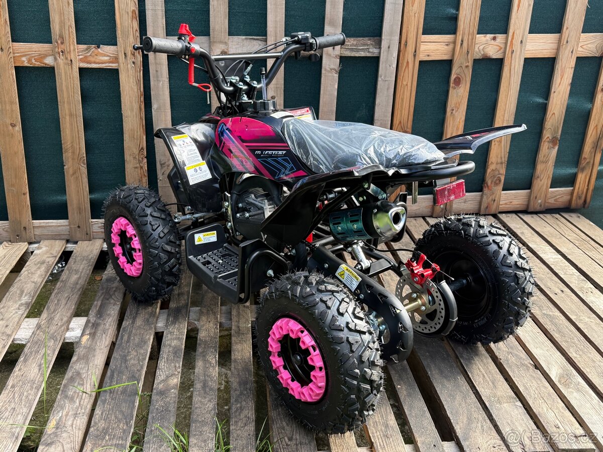 Mini Čtyřkolka 49ccm2T růžová A053 - 6