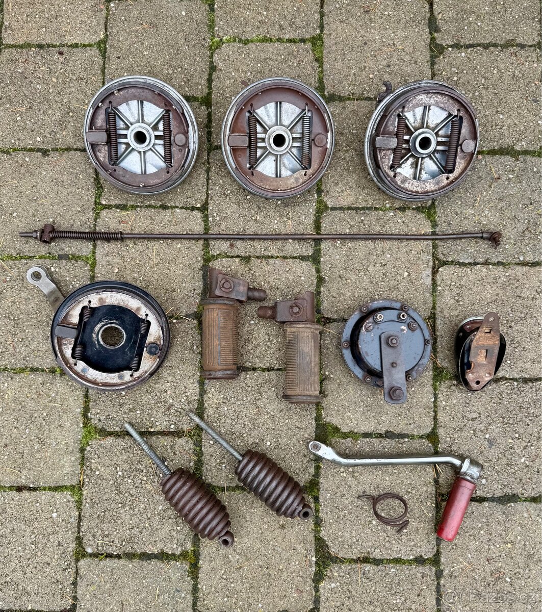 ČZ 125 150 C, Jawa perak, pionýr - díly - 6