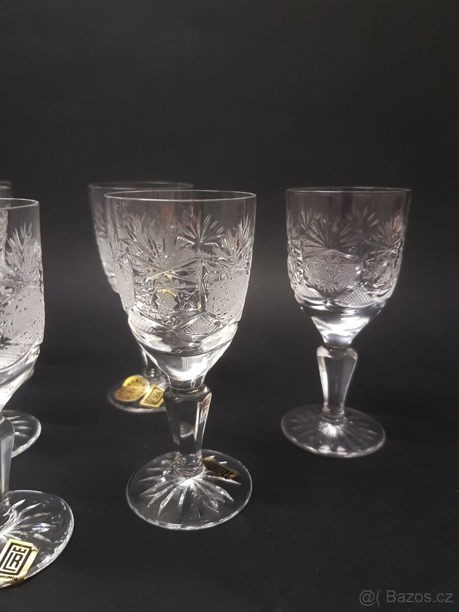 Broušené sklenice 6ks - 6