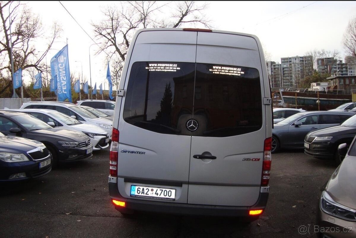 Mercedes-Benz Sprinter 315 CDi,ČR,1.Maj. 9 - Míst,STK - 6