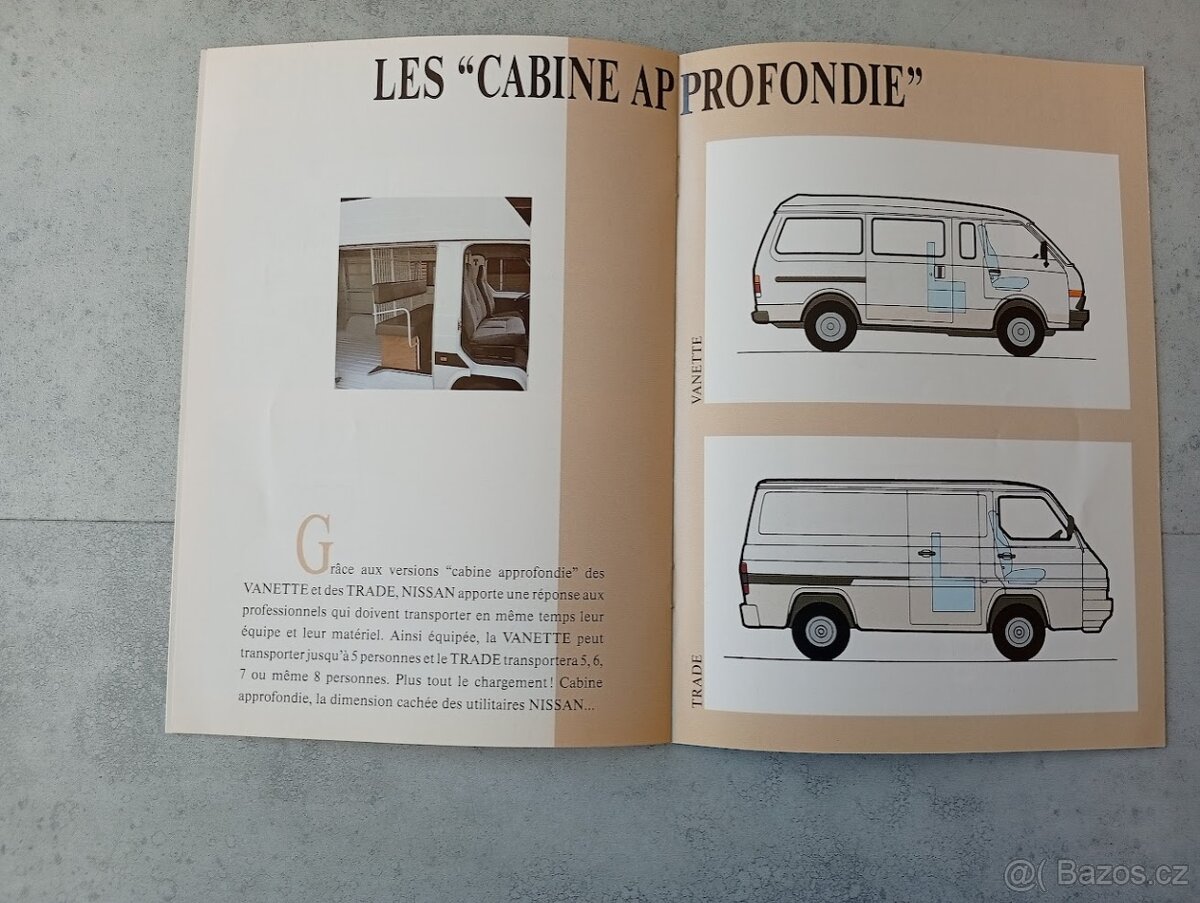 Nissan Vanette - prospekty - doprava v ceně - 6