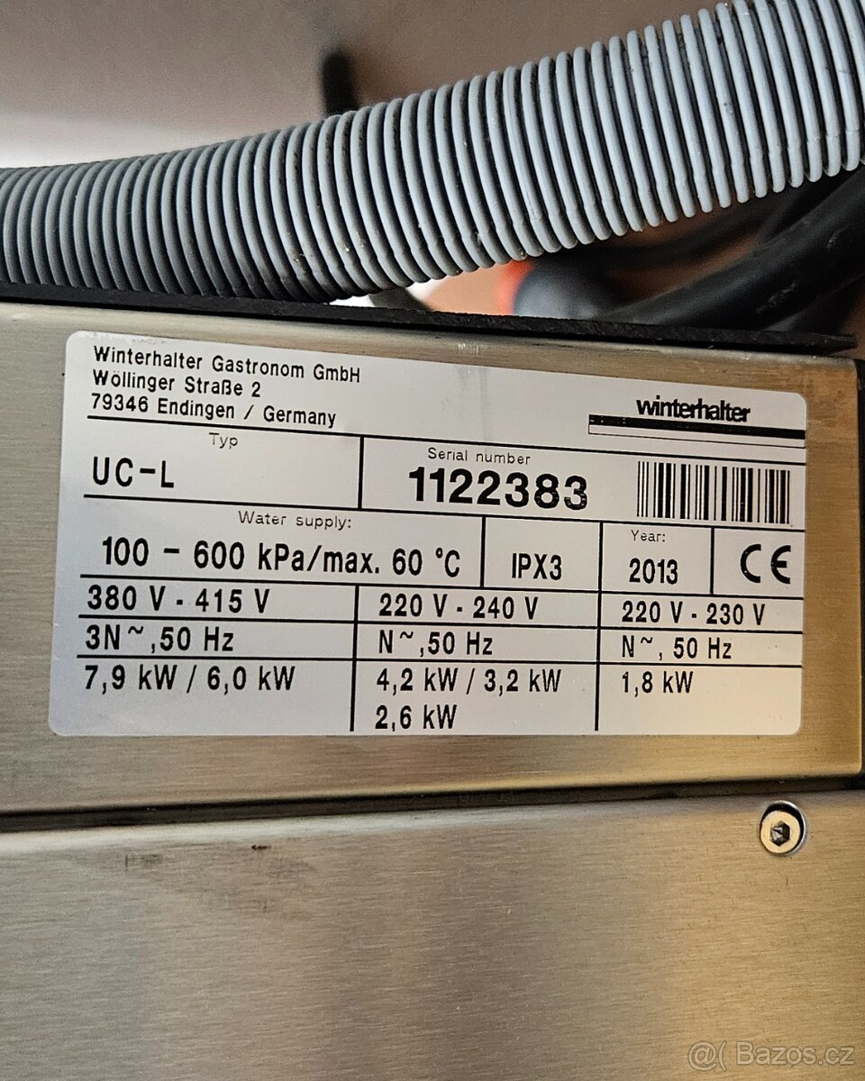Profi podstolová myčka Winterhalter UC-L - 6