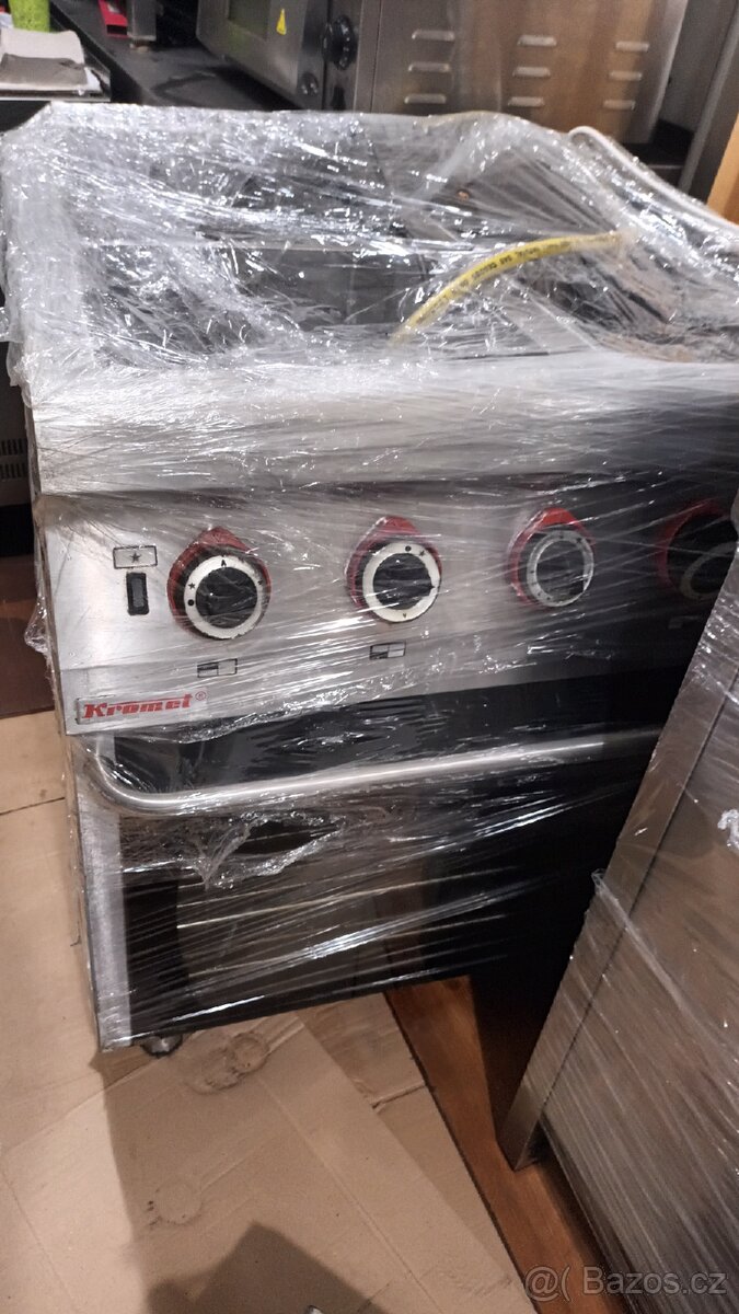 Gastro plynové sporák, chladící stůl, nerezove stůl - 6