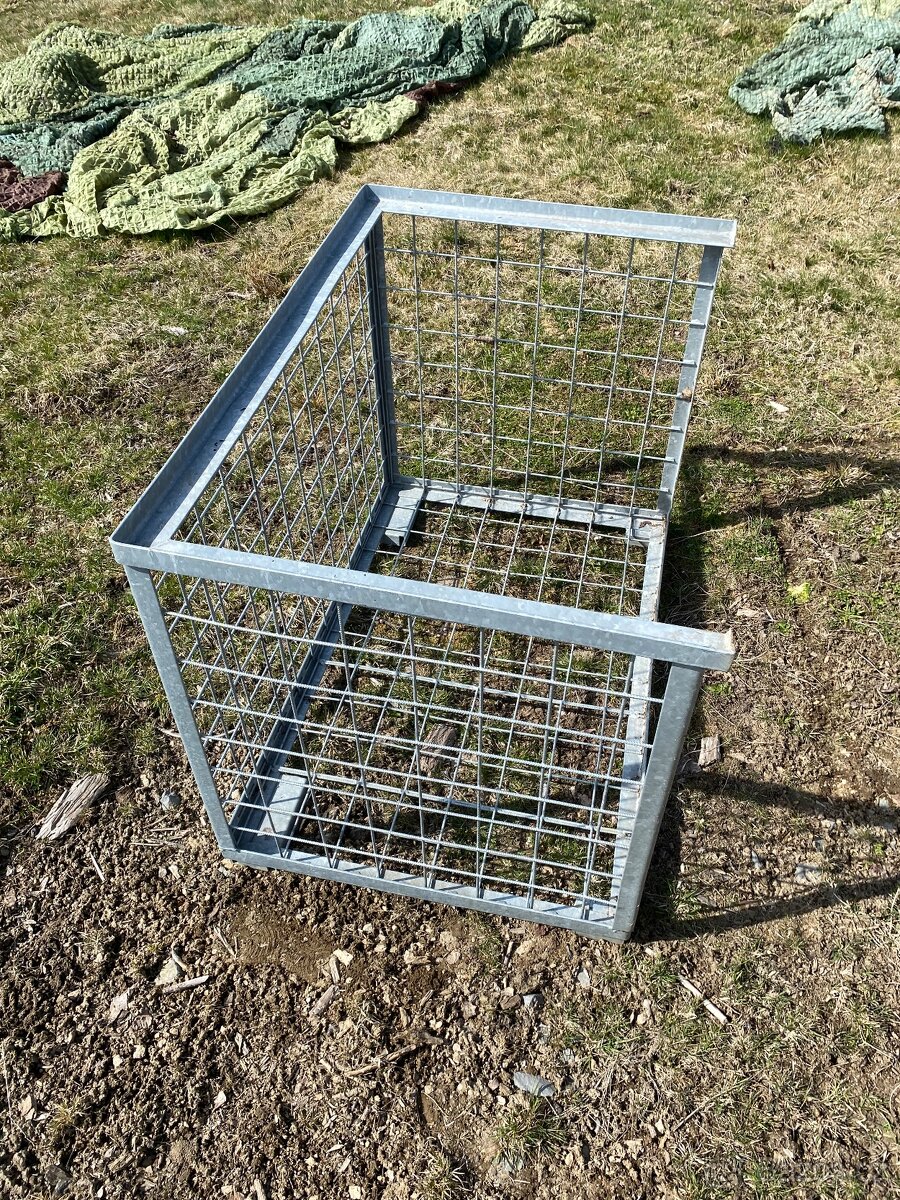 Klec na topné dřevo pozinkovaná - 6