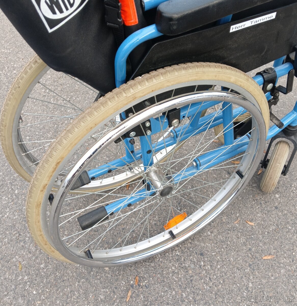 Invalidní vozík Wibu Dietz šířka sedu 47cm Modra - 6