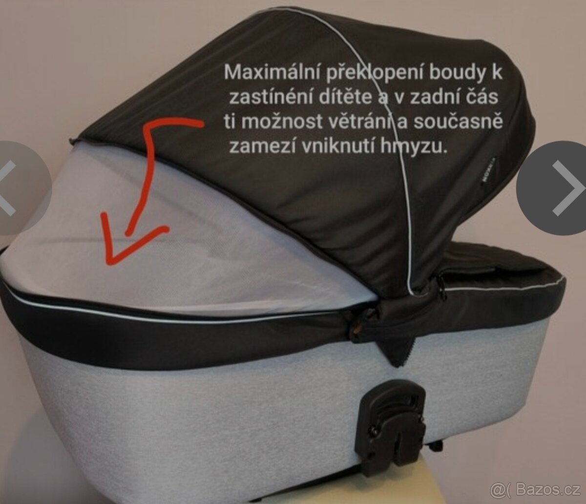 Velmi pěkný hl.kočárek(možno + zimní fusak+ rukávník) - 6